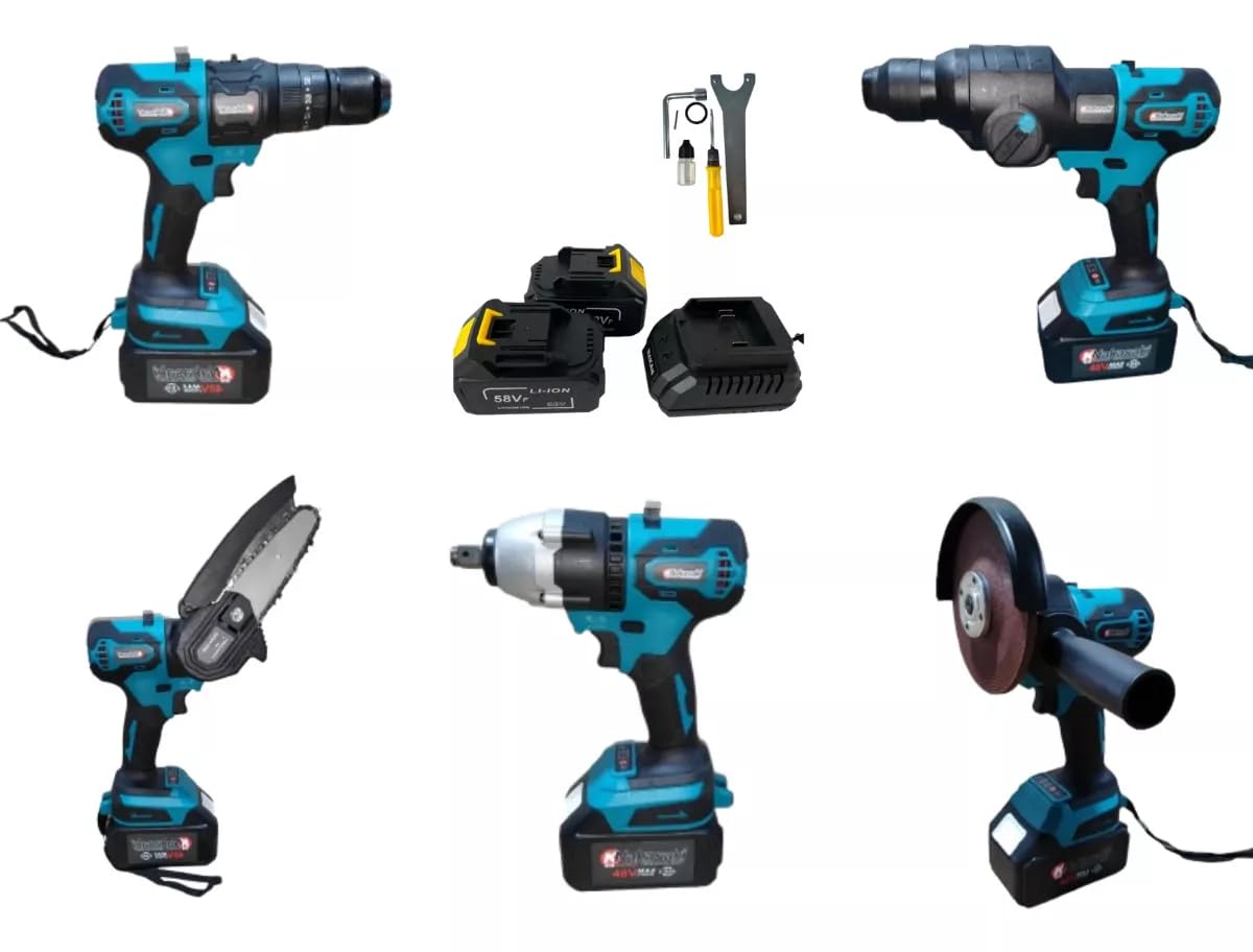 BE:FIRST 5点セット Kit Ferramentas 5 em 1 A Bateria Furadeira Parafusadeira